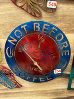 Not before coffee
