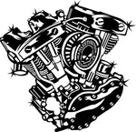 V-TWIN metal art
