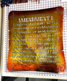 1st Amendment wall plaque