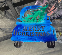 Merry Christmas truck