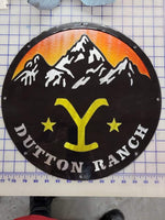 Yellowstone Dutton Ranch sign