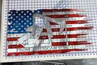 American oil flag