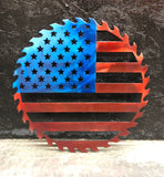 Saw blade flag