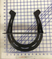 Horse shoe shelf