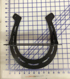 Horse shoe shelf