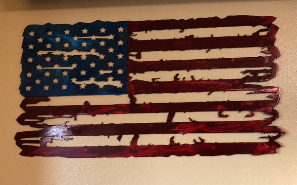 Tattered flag