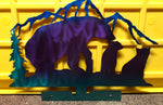 Bear and cubs mailbox topper