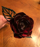 Metal rose 2 pack