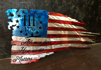 1776 battle flag, 3% Flag