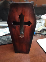 Coffin Tea light candle holder