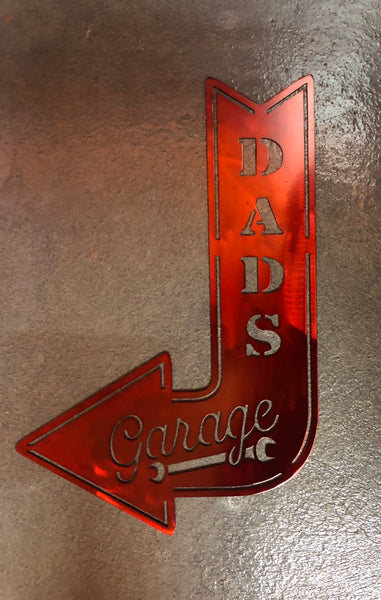 Dads garage arrow