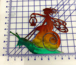Fairy riding snail
